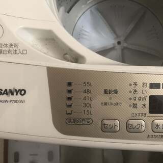 SANYO 全自動洗濯機 ASW-P700