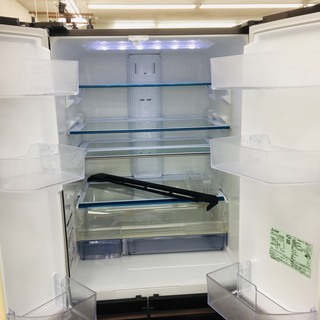 キッチン家電 三菱 6ドア冷蔵庫 MR-WX52C-BR