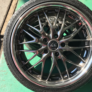 18インチホイール４本 5ケツ(114.3 )インターミラノ VOLTEC