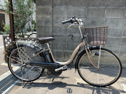 電動自転車 ヤマハPAS Natura 26インチ 4.3Ah 薄茶色 電動アシスト自転車
