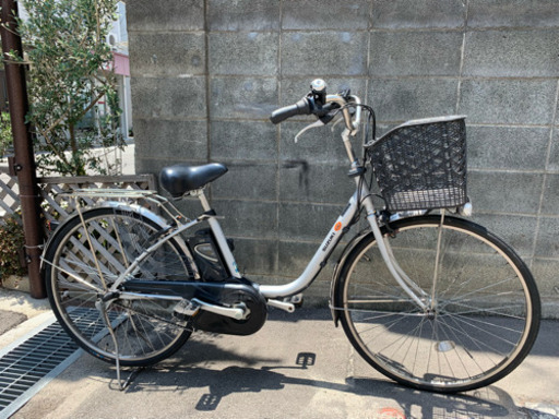 電動自転車 Panasonic+suzukiコラボ  26インチ  5Ah シルバー色  電動アシスト付き自転車