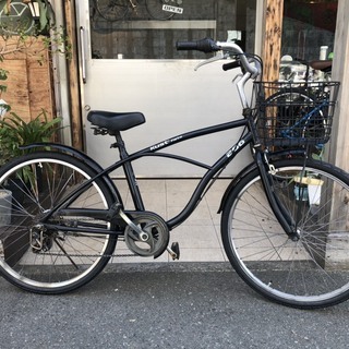 【中古】ビーチクルーザー風自転車