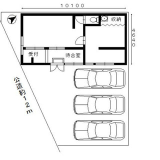 整骨院居抜き♫駐車場3台付き♫個人経営の方に丁度いい広さ♫