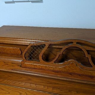 売却!★アップライトピアノ　消音付き　インテリア調