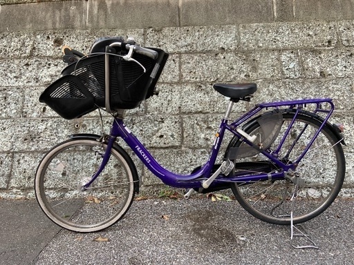 自転車 ３人乗り対象 中古 ロイヤルブルー