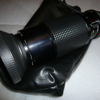 フィルムカメラ用　望遠レンズ　ミノルタ