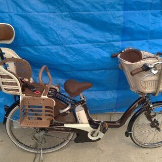 取引完了】ブリジストン アンジェリーノ 3人乗り 3段ギア電動アシスト付き