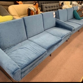 ジモティ限定！！ ◇綺麗なブルーのソファ