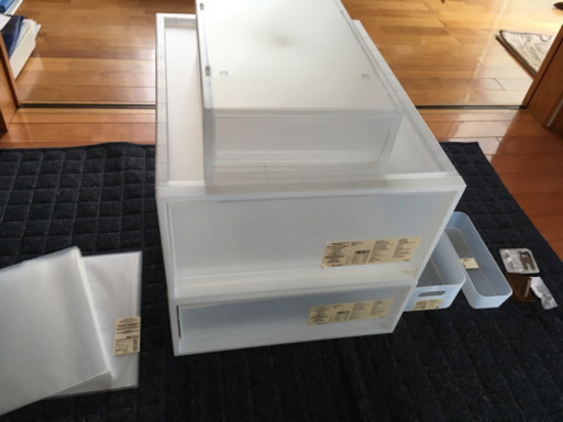 無印良品 収納ボックス 整理ボックス 木製フック Gergebest 本通の収納家具の中古あげます 譲ります ジモティーで不用品の処分