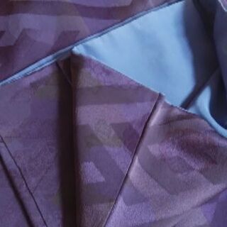 紫の正絹の着物　美品です。