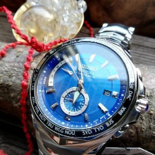 ■新品！■日本未発売◆SEIKOセイコー 世界対応ソーラー 腕時計 SSG019