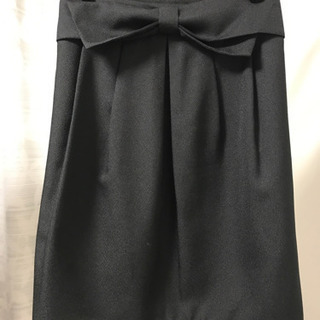 【ATSUGI様③】リボン 黒 ブラック タイト スカート
