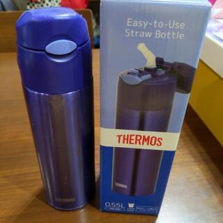 THERMOS　ストローボトル0.55L　ブルー