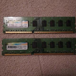 シリコンパワー製　パソコンメモリ　8GB（4GB×2枚）