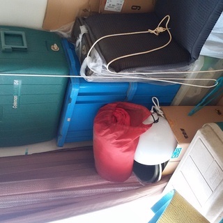 中古；キャンプ用品