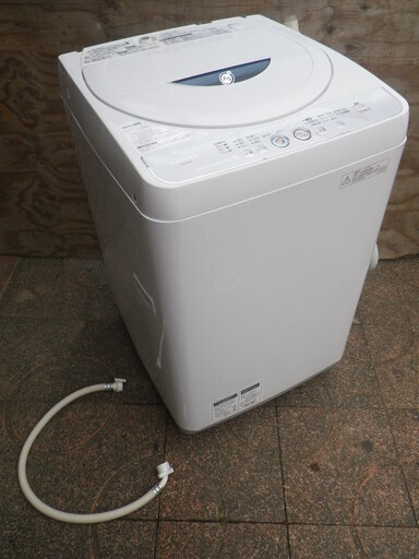 ■配達可■シャープ 全自動洗濯機 4.5kg ステンレス槽 ES-FG45L-H  2013年製