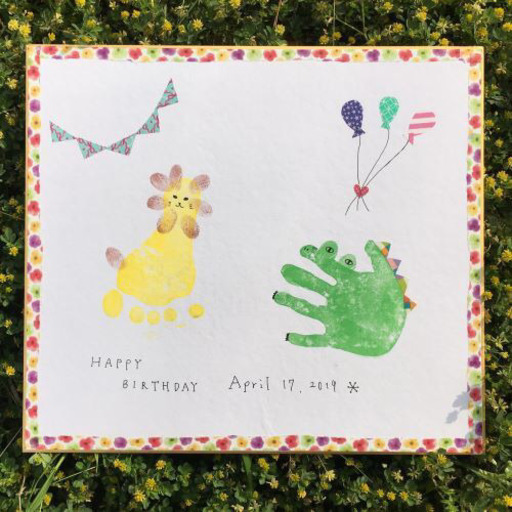 大人気 お子様の手形 足形アート Lmu House 三国の育児のイベント参加者募集 無料掲載の掲示板 ジモティー