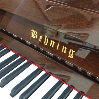 【入門セット付】新品木目ピアノがこの価格！　BEHNING B-112W