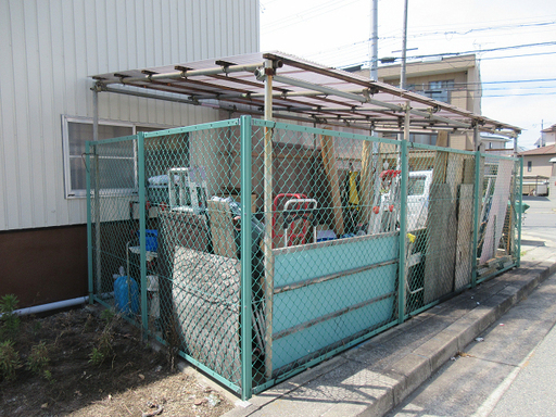 単管で作った屋根  分解して、持って帰って頂ける方に！