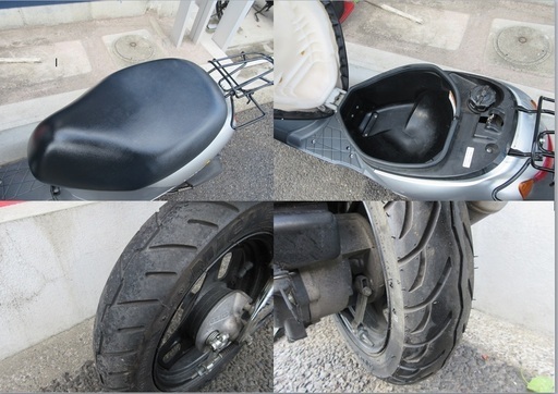 埼玉川口発！スズキ レッツ4 後期 シルバー 前カゴ付き 即引渡し可能