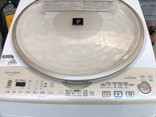 特価！シャープ ES-TX910-N 全自動洗濯乾燥機 9k洗い/4.5k乾燥 プラズマクラスター/Ag＋イオン除菌防臭 分解清掃済！2012年製
