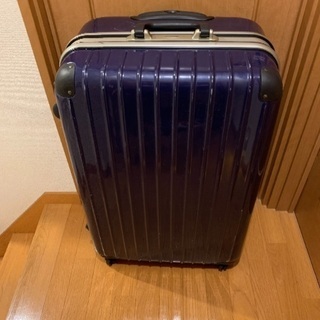 「交渉中」スーツケースLサイズ（ブルー）