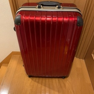 「交渉中」スーツケースLサイズ（レッド）