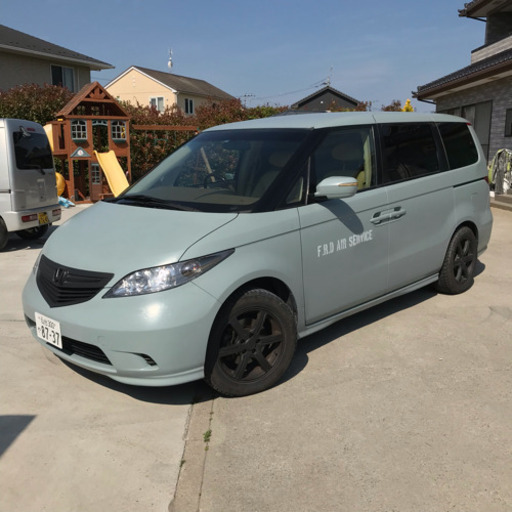 車検取り立て ホンダ エリシオン 平成16年 世田谷ベースカラー ブルーグレー 本革電動シート 3000cc ミリタリー レイヴ 宮城野原のエリシオンの中古車 ジモティー