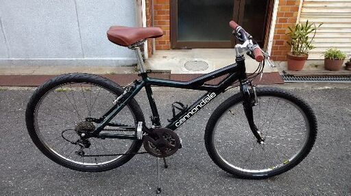 [ビンテージ]Cannodale 26吋MTB(HANDBUILT IN THE USA)アルミ/ 21speed/モスグリーン