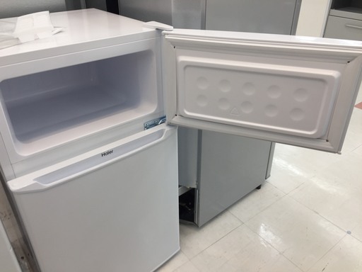 【購入後も安心な6ヶ月間動作保証付き♪】2019年製、Haier(ハイアール)の2ドア冷蔵庫のご紹介です！