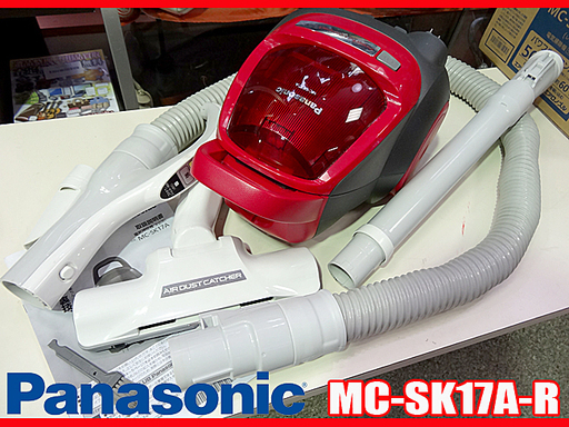 ☆Panasonic/パナソニック☆サイクロン式キャニスター掃除機 ■MC-SK17A-R■2018年製