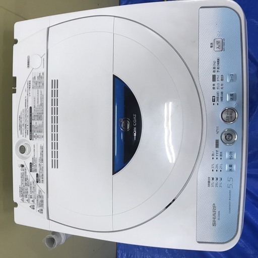 開発QB392 洗濯機 美品 シャープ ES-GE55L-A
