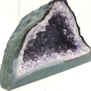 PayPay可 手稲リサイクル　アメジストドーム 愛の守護石 紫水晶 原石 幅26cm×奥行12cm×高さ15cm ￥18,500-