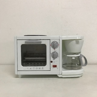 即日受渡可❣️目玉焼機能付きトースター&コーヒーメーカー1000円
