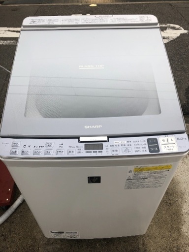 2017年式 SHARP 8kg 超美品 使用期間2ヶ月！