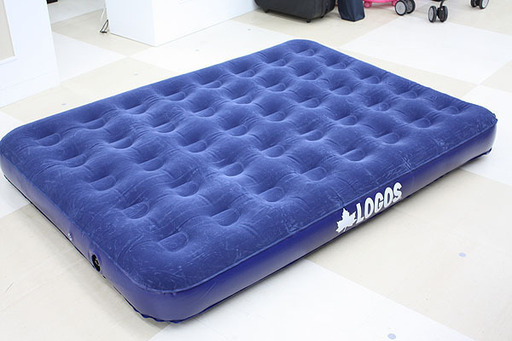 Logos ロゴス エアベッド エアマット ダブル 全長180cm 幅130cm ブルー 保管袋付属 アウトドア用品 キャンプ 福助平岡公園通り店 新札幌のその他の中古あげます 譲ります ジモティーで不用品の処分