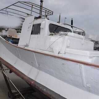 サバニ木造船30馬力 イカ引きならこれ! 中古船 ボート 沖縄中古艇市場