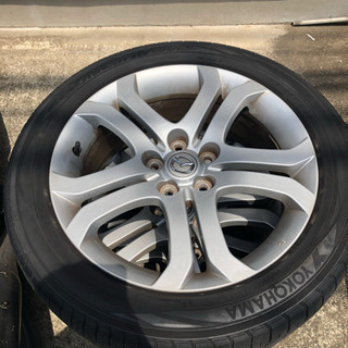 値下げしました☆ 18インチ アルミタイヤ4本セット MPV ターボ 純正 購入 