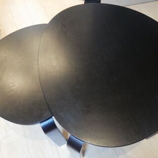 IKEA SVALSTA ローテーブル ブラック