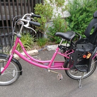 ★値下げします★子供乗せ自転車（ﾓﾜﾃｨｴmini）ﾋﾟﾝｸ&ス...