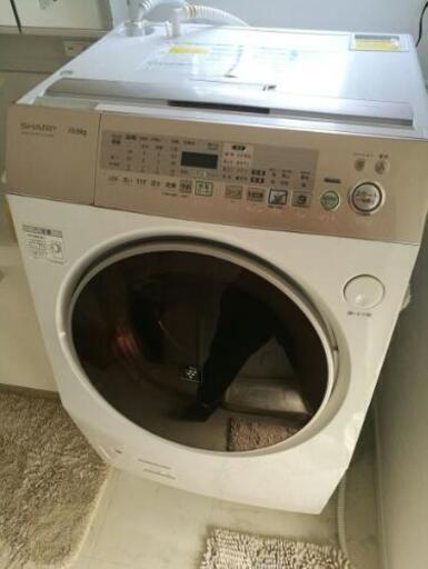 シャープ製　2012年製　ドラム式　プラズマクラスター　全自動洗濯乾燥機　ES-V530NL SHARP