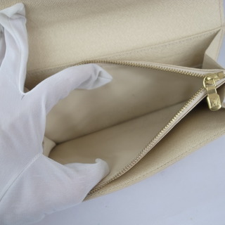 【本物保証】 LOUIS VUITTON ルイヴィトン ダミエアズール ポルトフォイユ・サラ N61735 二つ折り長財布