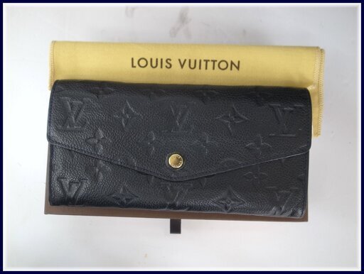 93 【本物保証】 LOUIS VUITTON ルイヴィトン アンプラント キュリーズ アンフィニ M60287 二つ折り長財布