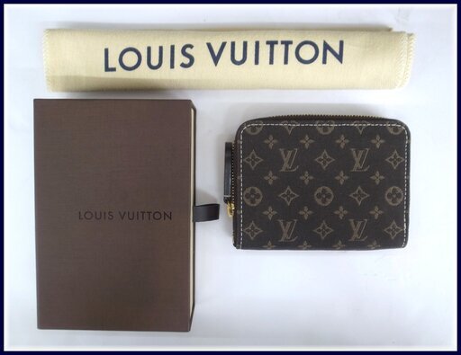 【本物保証】 LOUIS VUITTON ルイヴィトン イディールジッピーコインパース M63004 ラウンドファスナーコインケース