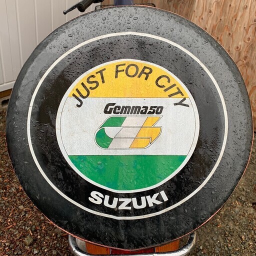 SUZUKI スズキ ジェンマ Gemma50 JUST FOR CITY メタリックブルー 水色