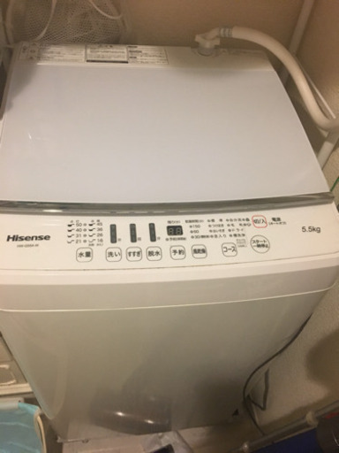 Hisen 洗濯機2017年製