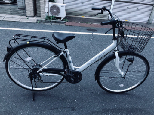 ほとんど新車！DACCRAT KANON 27インチ 6段変速 オートライト！