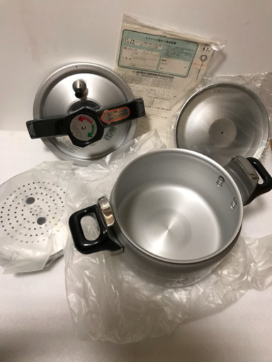 未使用保管品 ホクセイ 4.7L 8合用 アルミ圧力鍋