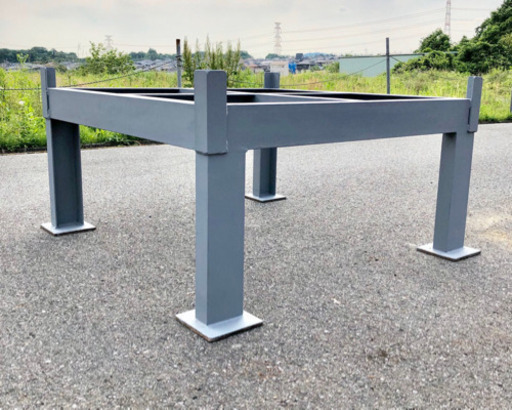 【在庫あり/即出荷可】 高耐久 作業台 荷台 73kg 塗装済 スチール台 その他