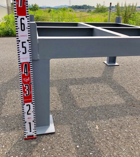 作業台 高耐久 荷台 スチール台 塗装済 73kg